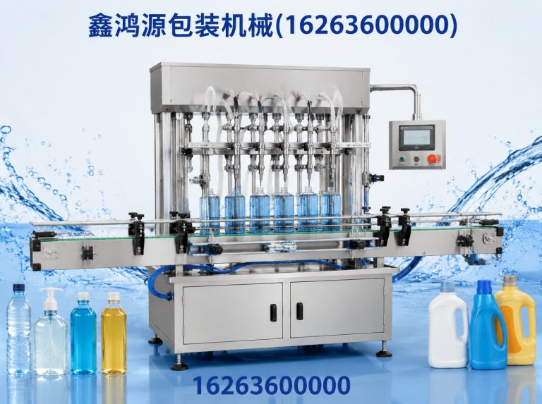 青州市全自动灌装生产线展示图